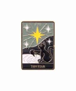 Tarot Card 'The Star | Cat' Enamel Pin