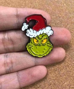 Alternative view of The Grinch 'Grumpy Grinch' Enamel Pin