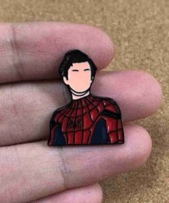 Alternative view of Spiderman 'Peter Parker Aesthetic' Enamel Pin