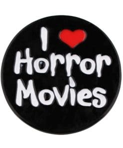 Halloween 'I Love Horror Movies' Enamel Pin - Image 6