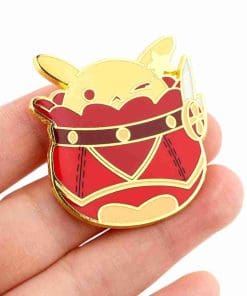Alternative view of Pokemon 'Pikachu x Klee | Genshin Impact' Enamel Pin