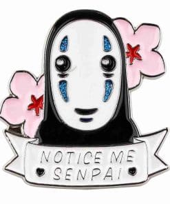 Spirited Away 'Kaonashi | Notice Me Senpai' Enamel Pin