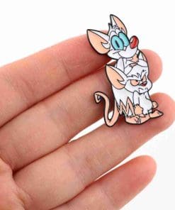 Alternative view of Pinky and the Brain 'Silly' Enamel Pin