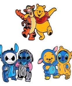 Mash-Up 'Pooh x EEyore | Stitch x Pooh' Enamel Pin - Image 5