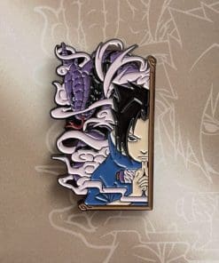 Alternative view of Naruto 'Sasuke Uchiha x Susanoo Chakra' Enamel Pin