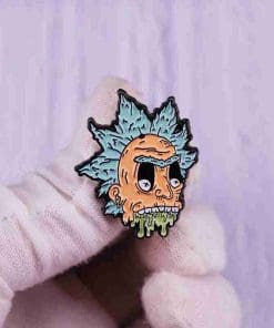 Rick and Morty 'Rick | Face Drooling' Enamel Pin