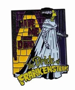 Alternative view of The Bride of Frankenstein 'Elizabeth' Enamel Pin