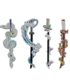 Demon Slayer 'Obanai Iguro | Twisted Nichirin Katana ' Enamel Pin - Image 3