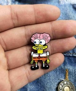 Alternative view of SpongeBob SquarePants 'Squidward x Spongebob' Enamel Pin