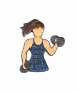 Sports 'Hard Work Will Pay Off' Enamel Pin