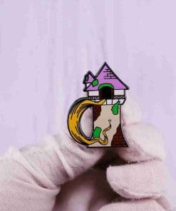 Alternative view of Rapunzel 'Princess Hair' Enamel Pin
