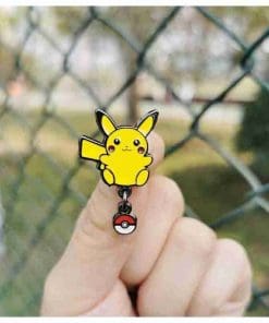 Alternative view of Pokemon 'Pikachu | Poke Ball Pendant' Enamel Pin