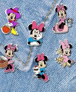 Alternative view of Acrylic Pin Mickey Mouse and Friends 'Minnie | Flower Pot'