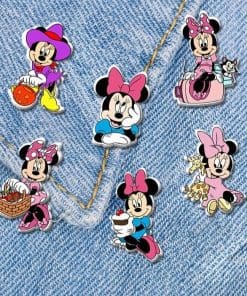 Alternative view of Acrylic Pin Mickey Mouse and Friends 'Minnie | Santa Baby'
