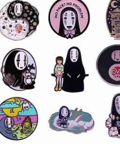 Alternative view of Studio Ghibli 'Calcifer | Totoro | Kaonashi' Enamel Pin