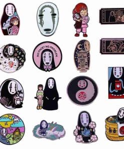 Alternative view of Spirited Away 'Red Gift Box | Kaonashi' Enamel Pin