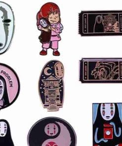 Alternative view of Spirited Away 'Bus Ticket | Haku & Chihiro' Enamel Pin