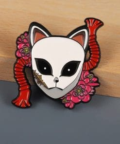 Alternative view of Demon Slayer 'Sabito Mask' Enamel Pin