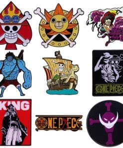 Alternative view of One Piece 'Spade | Luffy Flag' Enamel Pin