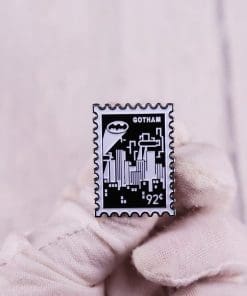 Alternative view of Batman 'Gotham Stamp' Enamel Pin