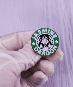 Alternative view of Jasmine Dragon 'Tea House' Enamel Pin