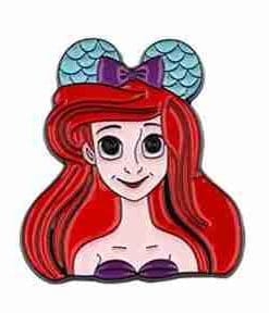 Alternative view of Tangled 'Rapunzel | Big Pink Bow' Enamel Pin