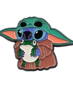 Lilo and Stitch 'Baby Yoda x Stitch' Enamel Pin