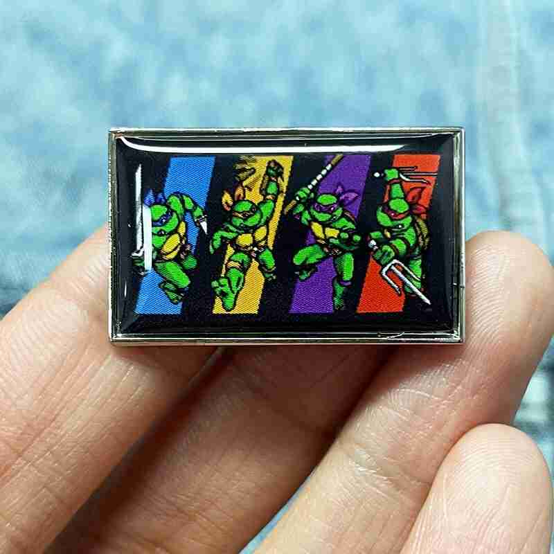 Teenage Mutant Ninja Turtles 'Fighting Ninjas' Enamel Pin