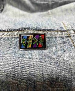 Teenage Mutant Ninja Turtles 'Fighting Ninjas' Enamel Pin - Image 3