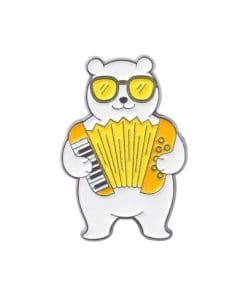 Musician Bear 'Accordion' Enamel Pin