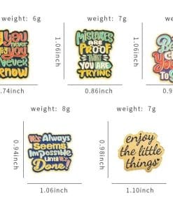 Color Quotes '...You are Trying' Enamel Pin - Image 5
