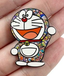 Alternative view of Doraemon 'Kawaii Collage' Enamel Pin