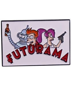 Alternative view of Futurama 'Planet Express' Enamel Pin