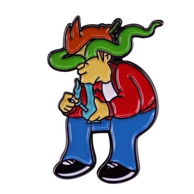 Futurama 'Philip J. Fry | Smoker' Enamel Pin - Image 2