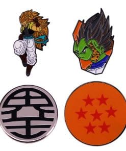 Alternative view of Dragon Ball Z 'King Kai Kanji' Enamel Pin