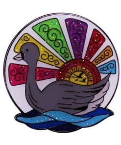 Black Swan 'Color Roulette' Enamel Pin