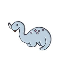Funny Dinosaur 'Cutting Knife' Enamel Pin