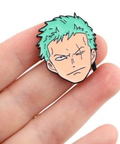 Alternative view of One Piece 'Zoro | Pirate Head' Enamel Pin