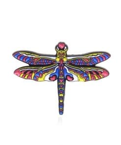 Colorful Majestic Dragonfly Enamel Pin