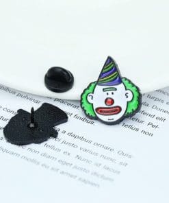 Alternative view of Funny Clown Face 'Party ' Enamel Pin