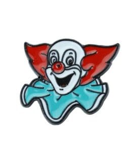 Funny Clown Face 'Silly Red Hair' Enamel Pin