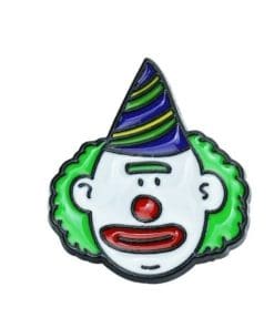 Funny Clown Face 'Party ' Enamel Pin