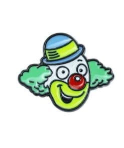 Funny Clown Face 'Bowler ' Enamel Pin