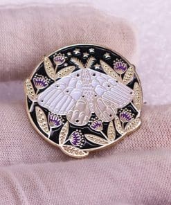 Alternative view of Butterfly 'Fritillaries' Enamel Pin