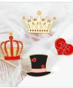 Alternative view of Queen's Crown Enamel Pin
