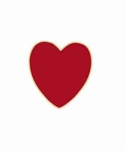 Red Heart 'Love' Enamel Pin