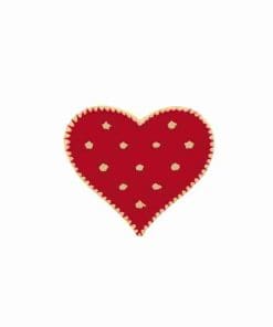 Red Heart 'Valentines Polka Dot 2.0' Enamel Pin