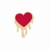 Red Heart 'Dripping Love' Enamel Pin