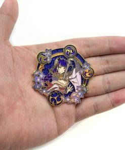Alternative view of Genshin Impact 'Raiden Shogun' Enamel Pin