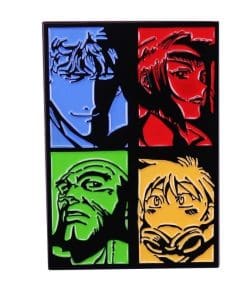Alternative view of Cowboy Bebop 'Spike | Fayed | Jet | Edward' Enamel Pin